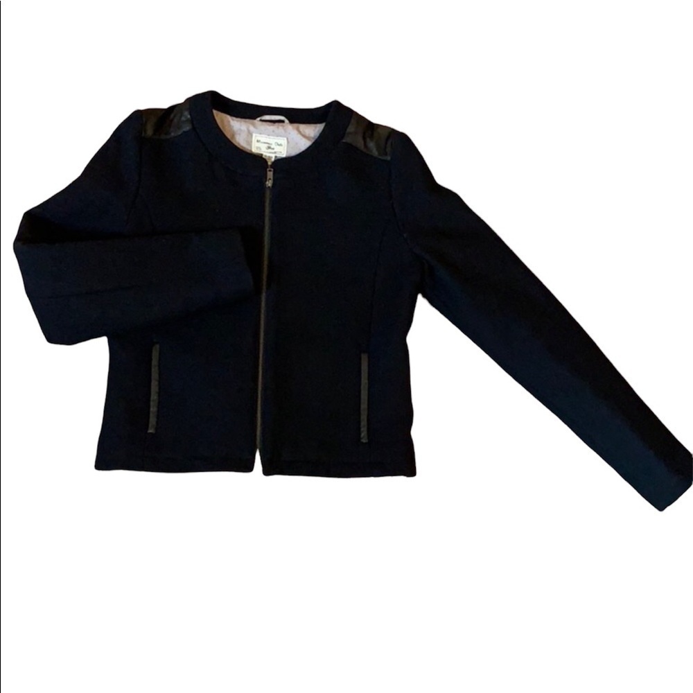 Massimo Dutti Girls black Jacket Age 13-14
